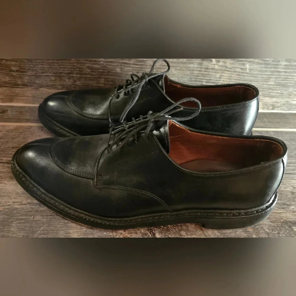 Allen Edmonds black dress shoes, men's 9.5
